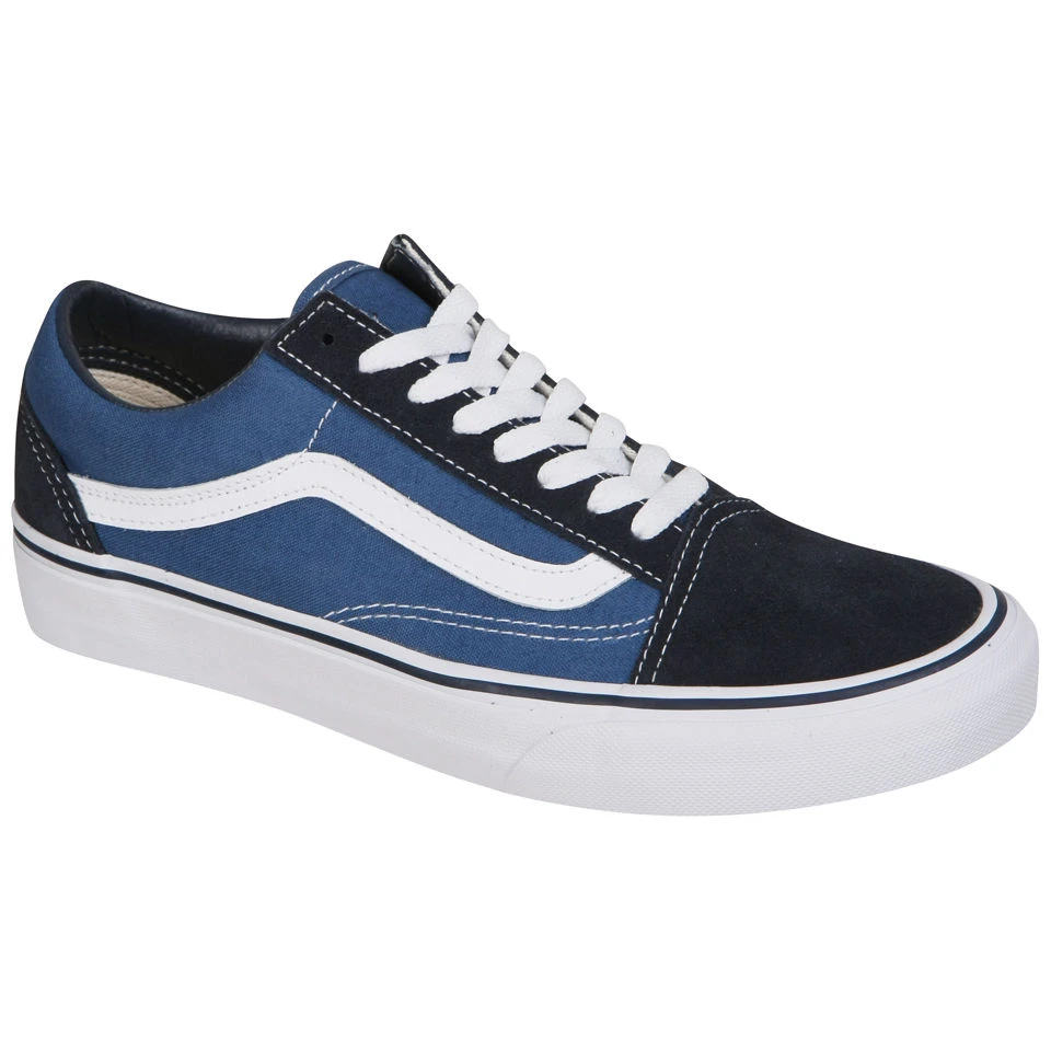 Vans Old Skool Trainers - Navy 3 Vans Old Skool Trainers - Navy - Image 3