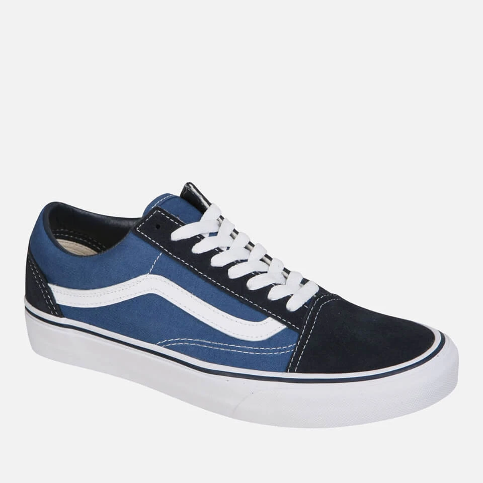 Vans Old Skool Trainers - Navy 4 Vans Old Skool Trainers - Navy - Image 4