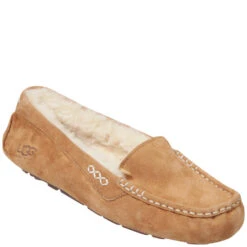 UGG Women's Ansley Moccasin Suede Slippers - Chestnut 7 UGG Women's Ansley Moccasin Suede Slippers - Chestnut -Vans Shoes Shop 10710979 1378737900 530674