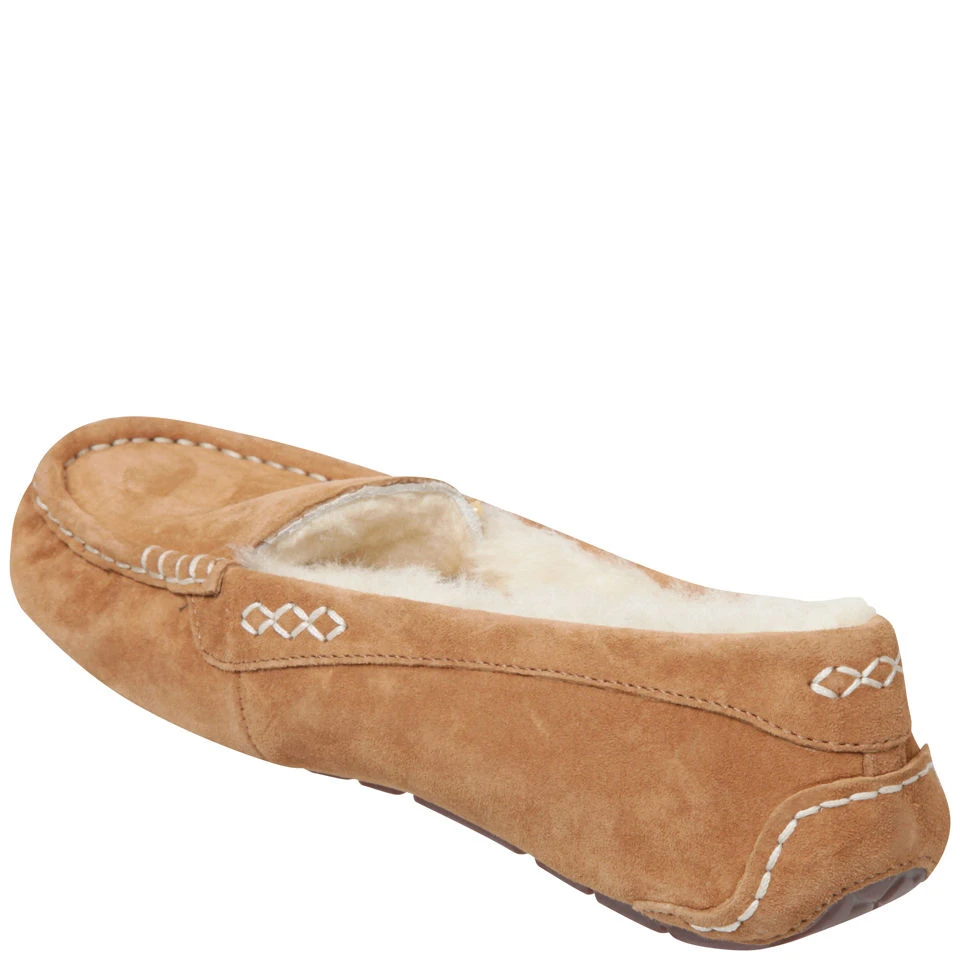 UGG Women's Ansley Moccasin Suede Slippers - Chestnut 2 UGG Women's Ansley Moccasin Suede Slippers - Chestnut - Image 2