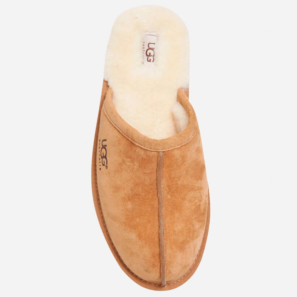 UGG Men's Scuff Suede Sheepskin Slippers - Chestnut 5 UGG Men's Scuff Suede Sheepskin Slippers - Chestnut - Image 5