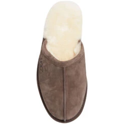 UGG Men's Scuff Suede Sheepskin Slippers - Espresso -Vans Shoes Shop 10713300 1378737900 530778