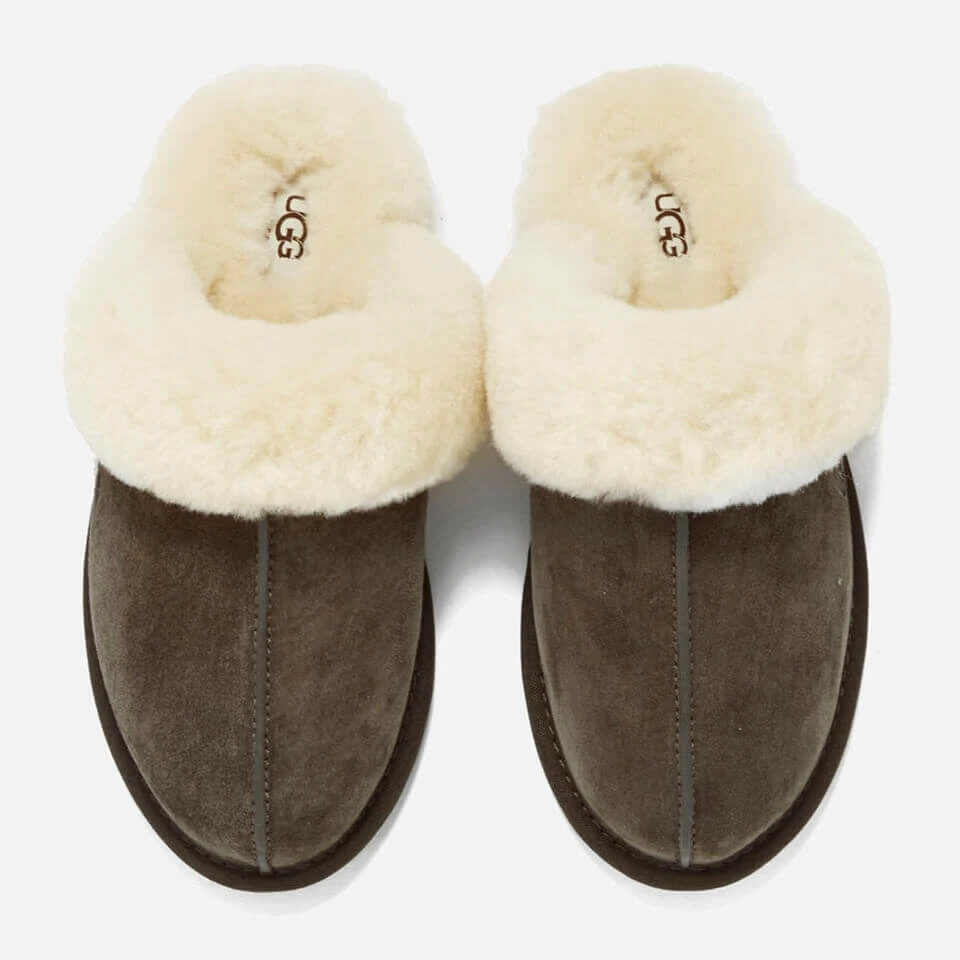 UGG Women's Scuffette II Sheepskin Slippers - Espresso 2 UGG Women's Scuffette II Sheepskin Slippers - Espresso - Image 2