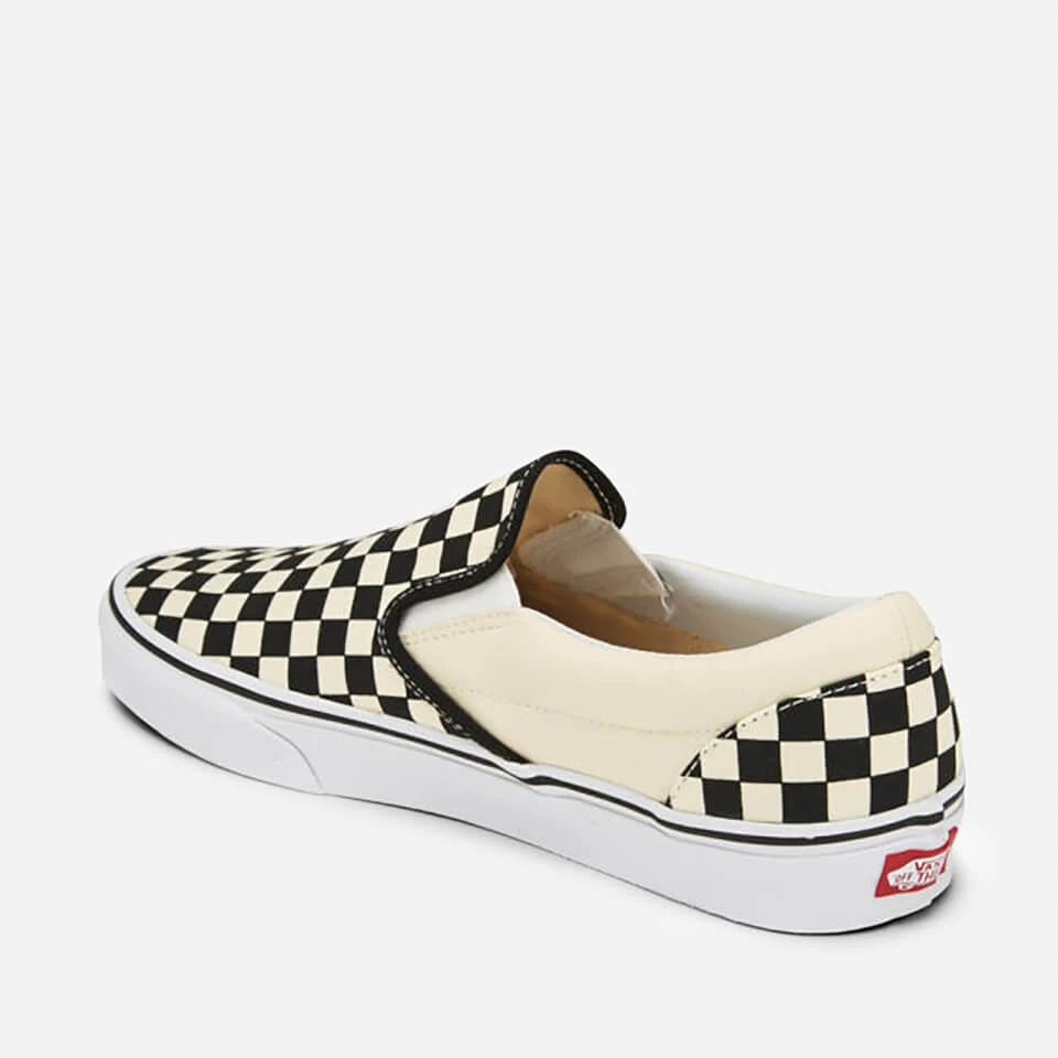 Vans Classic Slip-On Trainers - Black/White Checkerboard 5 Vans Classic Slip-On Trainers - Black/White Checkerboard - Image 5