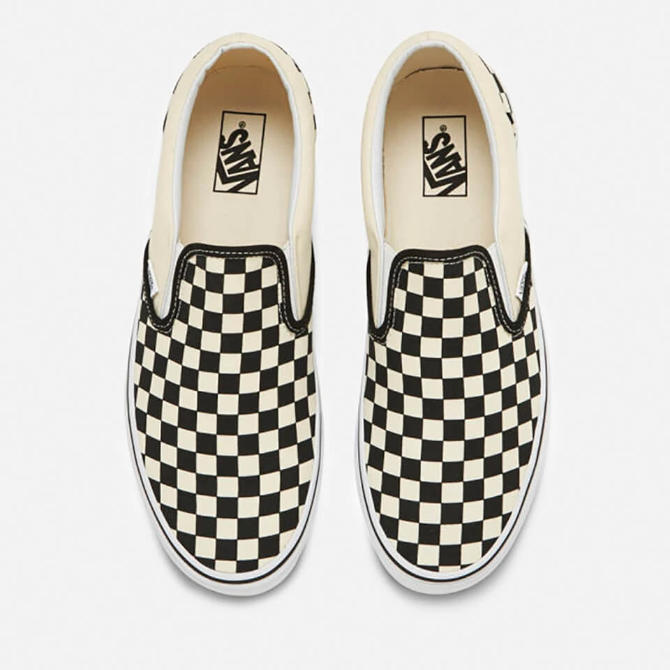 Vans Classic Slip-On Trainers - Black/White Checkerboard 2 Vans Classic Slip-On Trainers - Black/White Checkerboard - Image 2