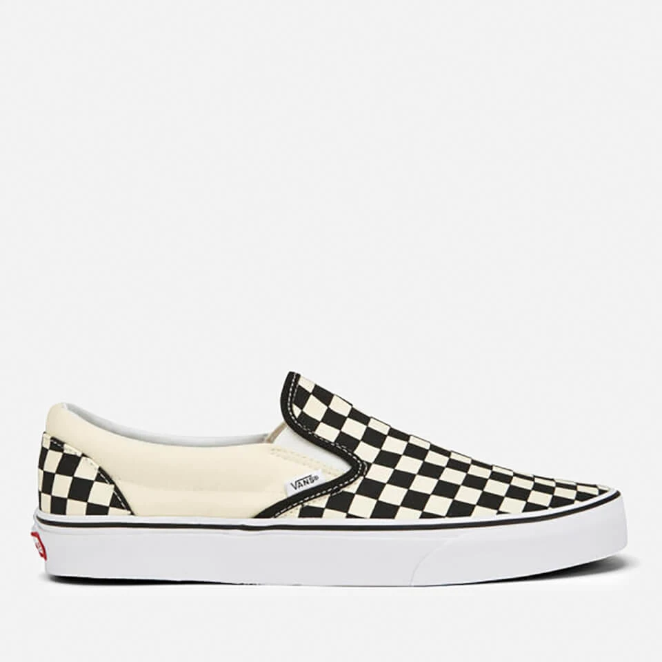 Vans Classic Slip-On Trainers - Black/White Checkerboard 1 Vans Classic Slip-On Trainers - Black/White Checkerboard