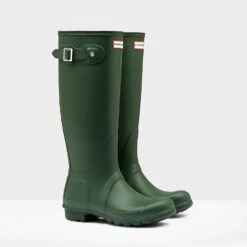 Hunter Women's Original Tall Wellies - Hunter Green 10 Hunter Women's Original Tall Wellies - Hunter Green -Vans Shoes Shop 10935529 5924768341274089