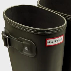 Hunter Men's Original Tall Wellies - Dark Olive -Vans Shoes Shop 10935641 7544768634092824