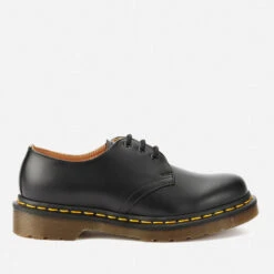 Dr. Martens 1461 Smooth Leather 3-Eye Shoes - Black