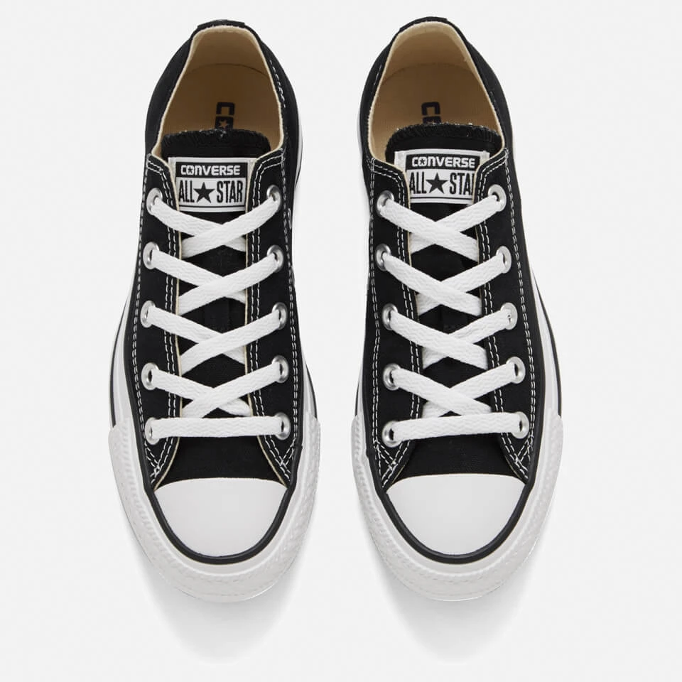 Converse Chuck Taylor All Star Ox Trainers - Black 2 Converse Chuck Taylor All Star Ox Trainers - Black - Image 2