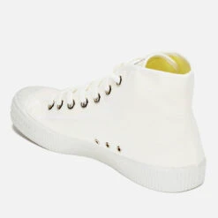 Novesta Star Dribble Hi-Top Trainers - White -Vans Shoes Shop 11239793 9674492600649598