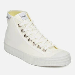 Novesta Star Dribble Hi-Top Trainers - White -Vans Shoes Shop 11239793 9784492600630419