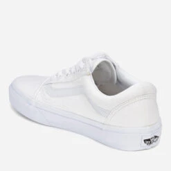 Vans Old Skool Trainers - True White -Vans Shoes Shop 11240113 1854492600957350