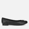 Clarks Women's Couture Leather Ballet Flats - Black