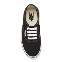 Vans Kids' Authentic Trainers - Black/True White -Vans Shoes Shop 11260158 8844403976993006