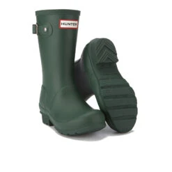 Hunter Original Big Kids' Wellington Boots - Hunter Green -Vans Shoes Shop 11260901 1304414865139954