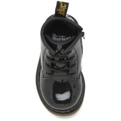 Dr. Martens Toddlers' 1460 I Patent Lamper Lace Up Boots - Black -Vans Shoes Shop 11293491 4994403996597712
