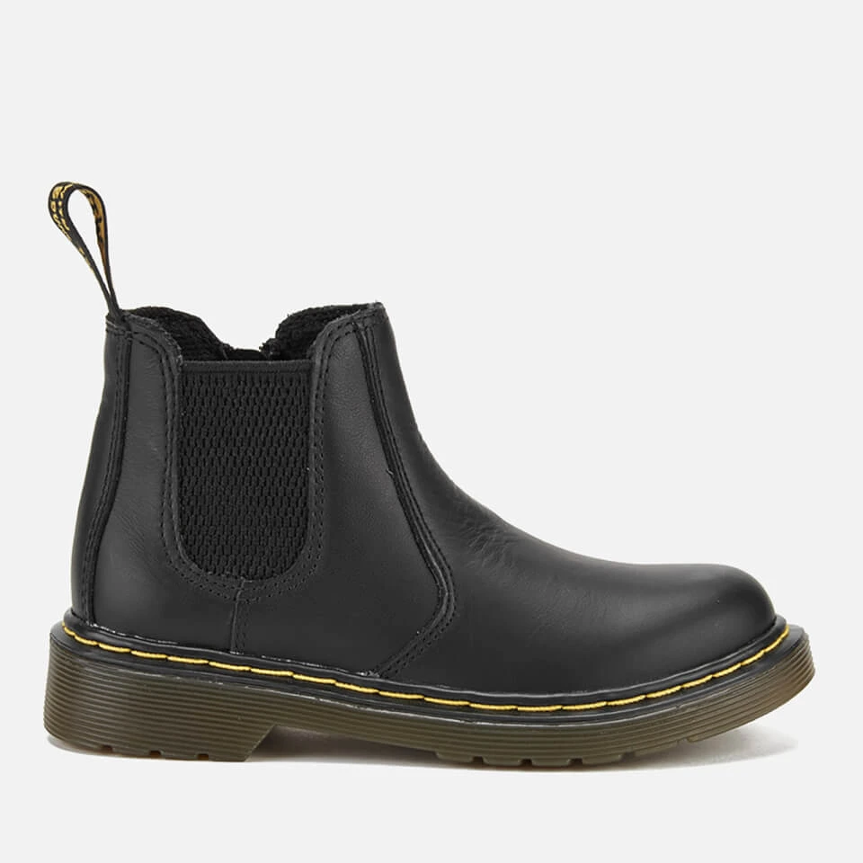 Dr. Martens Kids' 2976 J Softy T Leather Chelsea Boots - Black 1 Dr. Martens Kids' 2976 J Softy T Leather Chelsea Boots - Black