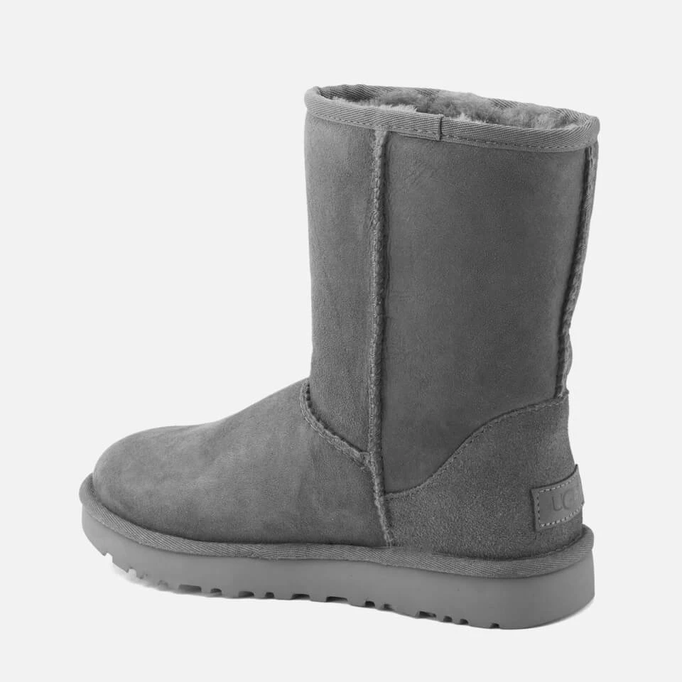 UGG Women's Classic Short II Sheepskin Boots - Grey 4 UGG Women's Classic Short II Sheepskin Boots - Grey - Image 4