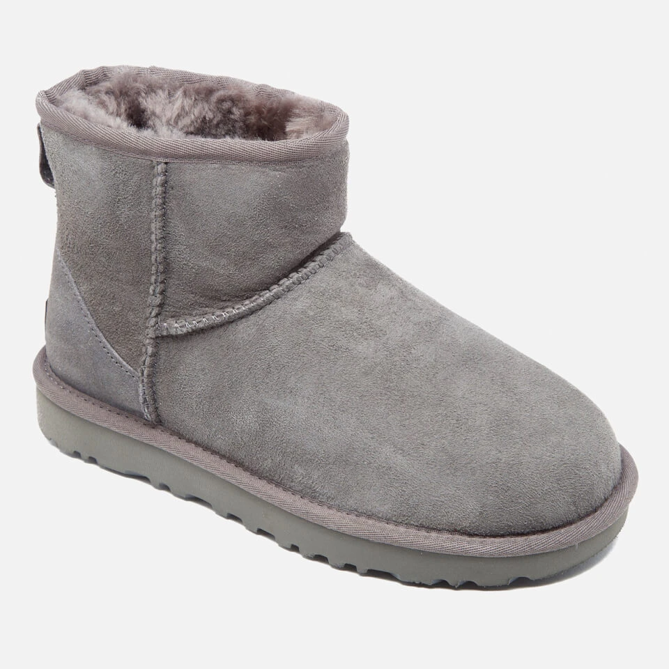 UGG Women's Classic Mini II Sheepskin Boots - Grey 2 UGG Women's Classic Mini II Sheepskin Boots - Grey - Image 2