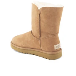 UGG Women's Bailey Button II Sheepskin Boots - Chestnut -Vans Shoes Shop 11307734 1494508358675321