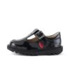 KICKERS KICK T BAR PATL IF BLACK