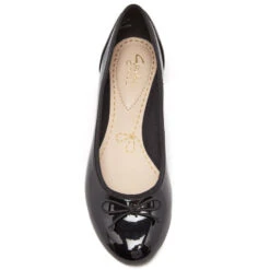 Clarks Women's Couture Patent Ballet Flats - Black -Vans Shoes Shop 11341613 1744456351731156