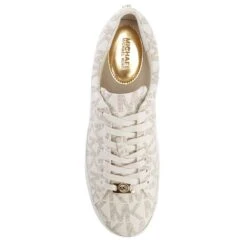 MICHAEL Michael Kors Women's Keaton Cupsole Trainers - Vanilla -Vans Shoes Shop 11394958 1374474457167704