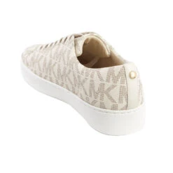 MICHAEL Michael Kors Women's Keaton Cupsole Trainers - Vanilla -Vans Shoes Shop 11394958 1914474457208909