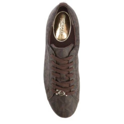 MICHAEL MICHAEL KORS Women's Keaton Stripe Trainers - Brown 7 MICHAEL MICHAEL KORS Women's Keaton Stripe Trainers - Brown -Vans Shoes Shop 11395100 3294474460196672