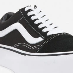Vans Women's Old Skool Platform Trainers - Black/White -Vans Shoes Shop 11433104 1394499608210197