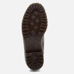 Dr. Martens Women's Leona Leather Lace Up Heeled Boots - Black -Vans Shoes Shop 11447028 5304520882342190