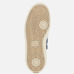 Veja Women's V-10 Leather Trainers - Extra White/Nautica/Pekin -Vans Shoes Shop 11473621 1434507150021446