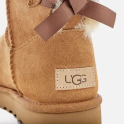 UGG Women's Mini Bailey Bow II Sheepskin Boots - Chestnut 11 UGG Women's Mini Bailey Bow II Sheepskin Boots - Chestnut -Vans Shoes Shop 11488816 2714718864128476