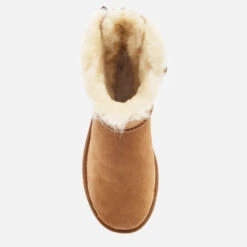 UGG Women's Mini Bailey Bow II Sheepskin Boots - Chestnut 8 UGG Women's Mini Bailey Bow II Sheepskin Boots - Chestnut -Vans Shoes Shop 11488816 5694525035241026