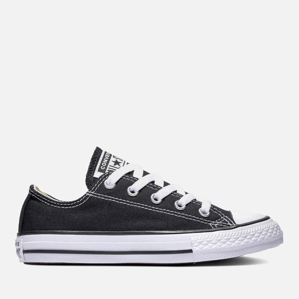 Converse Kid's Chuck Taylor All Star Ox Trainers - Black 1 Converse Kid's Chuck Taylor All Star Ox Trainers - Black