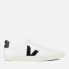 Veja Men's Esplar Leather Trainers - Extra White/Black