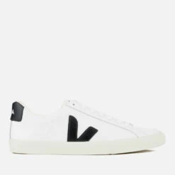 Veja Men's Esplar Leather Trainers - Extra White/Black