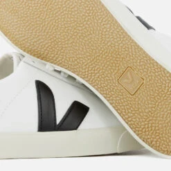 Veja Men's Esplar Leather Trainers - Extra White/Black -Vans Shoes Shop 11576690 7974568501432193