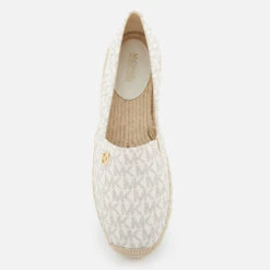 MICHAEL Michael Kors Women's Kendrick Slip-On Espadrilles - Vanilla -Vans Shoes Shop 11576791 1354557907866339