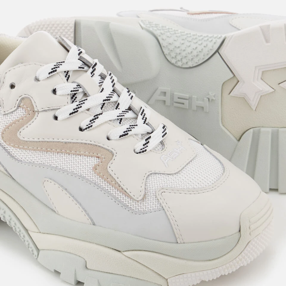 Ash Women's Addict Chunky Running Style Trainers - Off White/White 4 Ash Women's Addict Chunky Running Style Trainers - Off White/White - Image 4