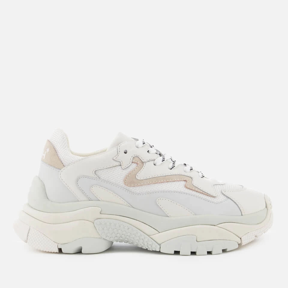 Ash Women's Addict Chunky Running Style Trainers - Off White/White 1 Ash Women's Addict Chunky Running Style Trainers - Off White/White