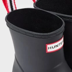 Hunter Women's Original Play Short Wellies - Black -Vans Shoes Shop 11742602 3384768648475655