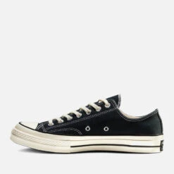 Converse Chuck 70 Ox Trainers - Black/Black/Egret -Vans Shoes Shop 11788049 1034978614104307