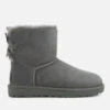 UGG Women's Mini Bailey Bow II Sheepskin Boots - Grey