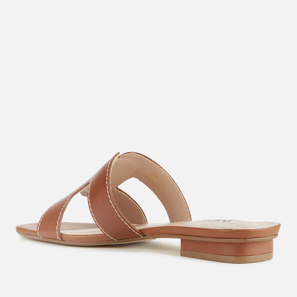 Dune Women's Loupe Leather Mule Sandals - Tan 2 Dune Women's Loupe Leather Mule Sandals - Tan - Image 2