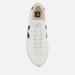 Veja Men's Campo Chrome Free Leather Trainers - Extra White/Black -Vans Shoes Shop 12093033 3124722987245931