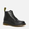 Dr. Martens 101 Smooth Leather 6-Eye Boots - Black