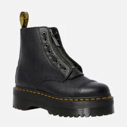 Dr. Martens Women's Sinclair Leather Zip Front Boots - Black