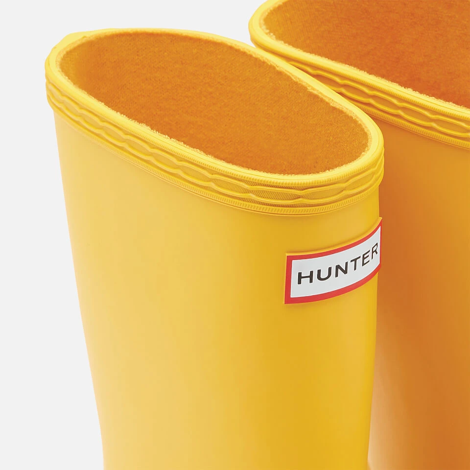 Hunter Kids' First Classic Wellington Boots - Yellow 5 Hunter Kids' First Classic Wellington Boots - Yellow - Image 5